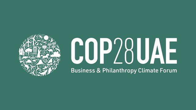 COP28 Business and Philanthropy Climate Forum Logo