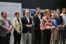 Acto institucional en el Parlamento de adhesión al Día Internacional de Cáncer de Mama.