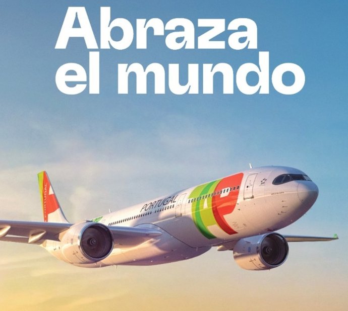 TAP Air Portugal presenta su nueva imagen de marca bajo el lema "Abraza el mundo".