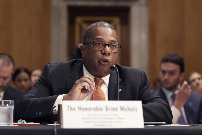 Archivo - El subsecretario para Asuntos del Hemisferio Occidental del Departamento de Estado estadounidense, Brian A. Nichols