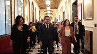Aragonès declina acudir al saludo oficial con el presidente del Senado pero se ve después con Rollán
