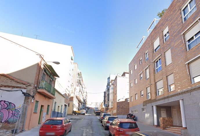 Calle en la que encontraron a un chico con una pistola detonadora.