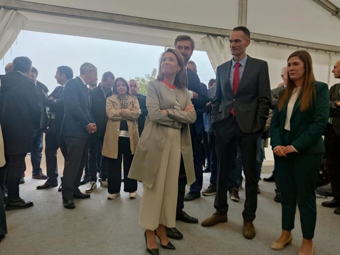 La ministra de Transportes, Movilidad y Agenda Urbana en funciones, Raquel Sánchez, en Asturias.