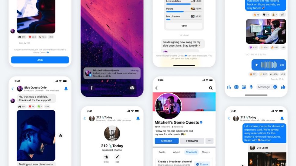 Meta expande los canales de transmisión a Facebook y Messenger.