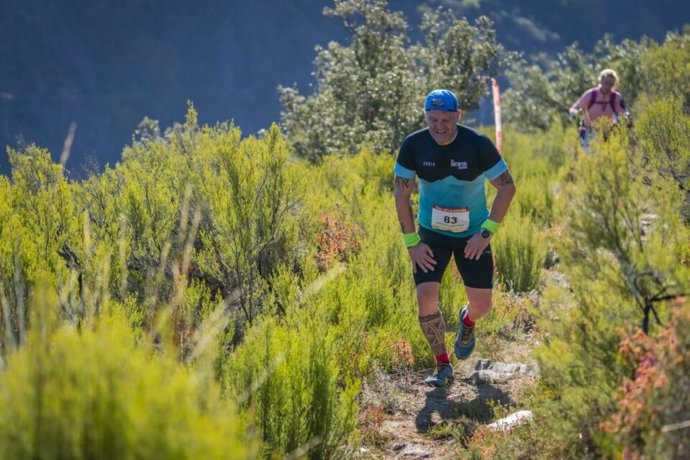 Un participante del trail de una edición anterior.
