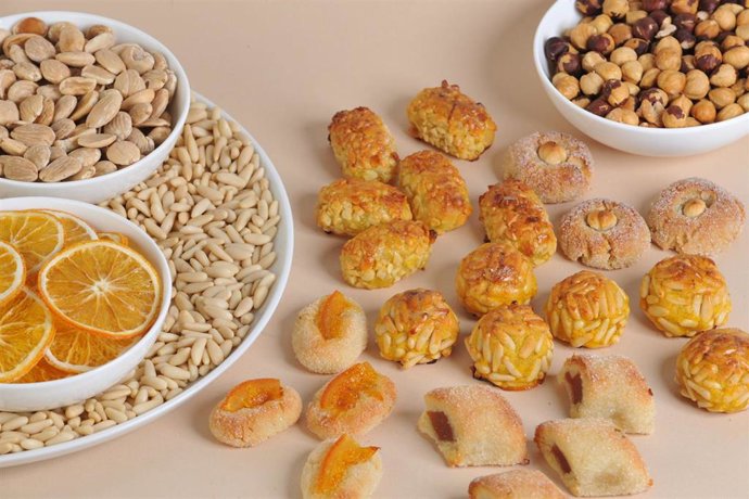 Una muestra de 'panellets'