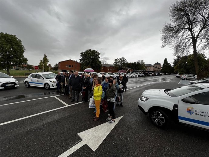 Presentación de los vehículos.