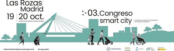 Cartel del Congreso Smart City organizado por la RECI