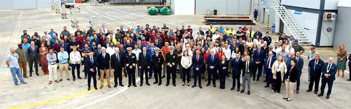 Celebración de los diez años de Navantia en Rota.