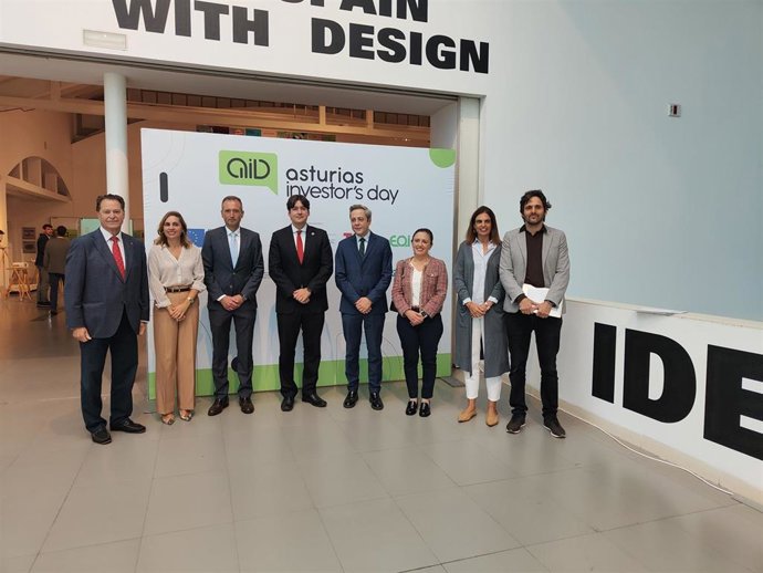 El consejero de Ciencia, Empresas, Formación y Empleo del Principado de Asturias, Borja Sánchez, en el Asturias Investor's Day, celebrado en LABoral Centro de Arte y Creación Industrial, en Gijón.