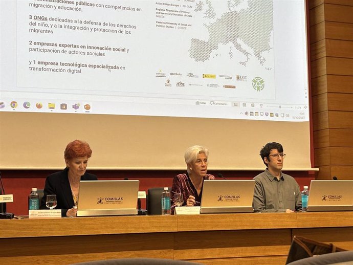 Presentación de los resultados preliminares del proyecto IMMERSE (Integration Mapping of Refugee and Migrant Children in Europe) en el que participa la Universidad Pontificia de Comillas