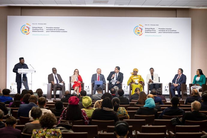 Cumbre mundial de la Coalición por la Alimentación Escolar School Meals Coalition en París