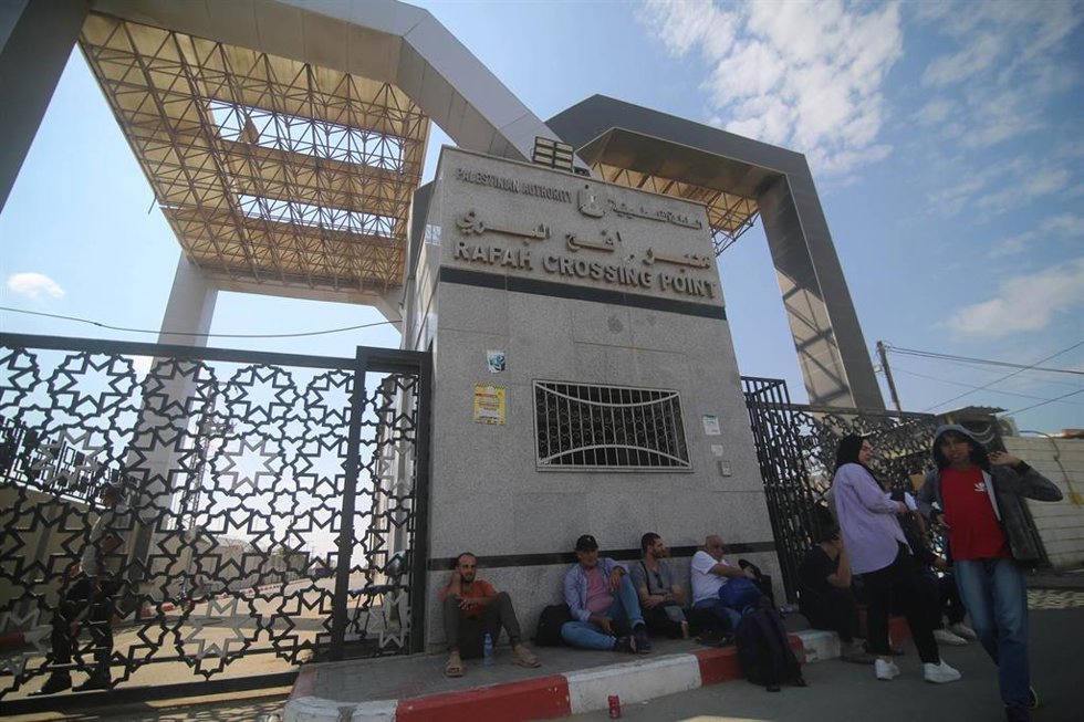 Paso fronterizo de Rafá, que conecta Egipto y la Franja de Gaza