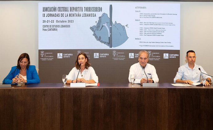 Presentación de las IX Jornadas de la Montaña Lebaniega y del Campeonato FEDME de Escalada Urbana 2023