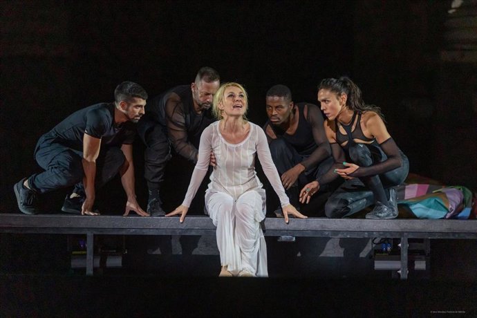 Un momento de la representación de 'Pandataria'.