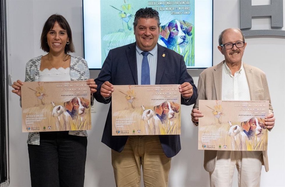 Presentación en Diputación del 39 Campeonato de Caza Menor con Perro.