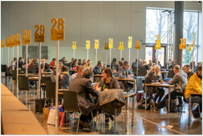 V Fórum del Camino de Santiago facilitará la celebración de más de 3.000 reuniones de trabajo con turoperadores de 16 nacionalidades dentro de la sección de Workshop (PRNewsfoto/Fairway)