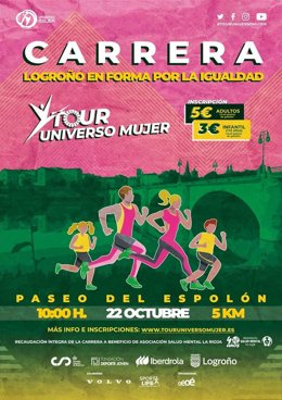 Logroño se convertirá este fin de semana del 20, 21 y 22 de octubre en la capital del deporte femenino ya que acogerá una nueva edición del TOUR UNIVERSO MUJER