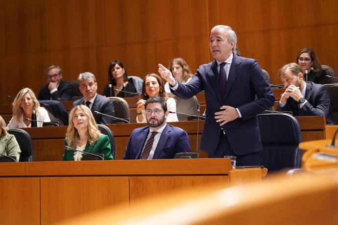 El presidente del Gobierno de Aragón, Jorge Azcón.