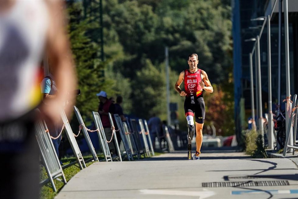 El triatleta español Dani Molina