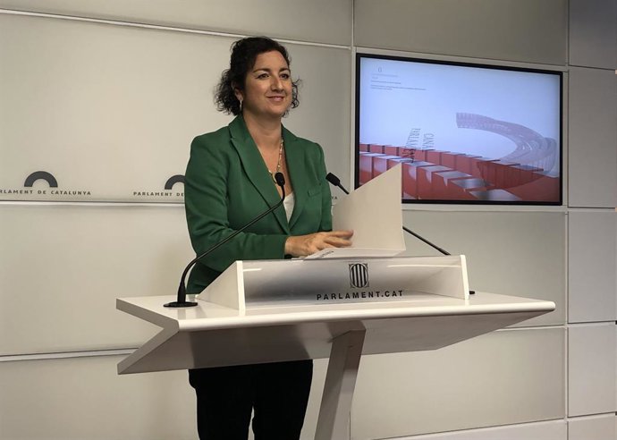 La portaveu del PSC al Parlament, Alícia Romero