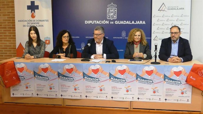 Presentación del Maratón de Donación de Sangre.