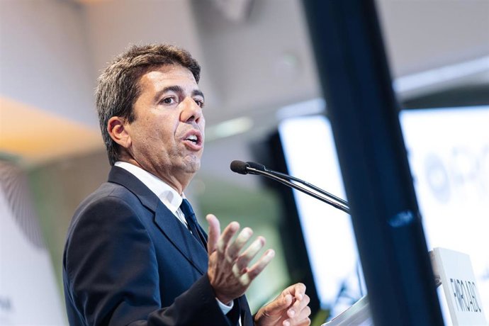 El presidente de la Generalitat Valenciana, Carlos Mazón.