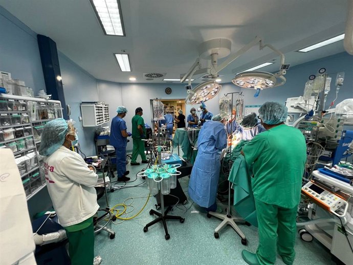 Donación asistida en el Hospital Punta Europa de Algeciras.