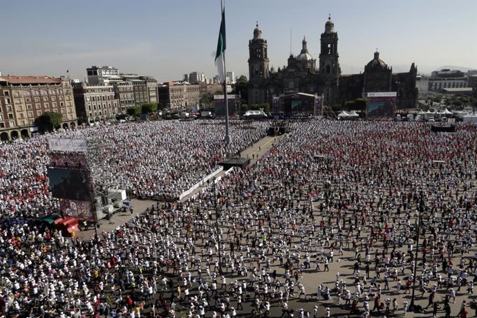 Archivo - Zócalo de la CDMX 