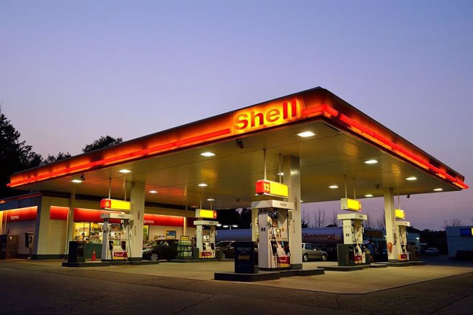 Una estación de servicio de Shell.