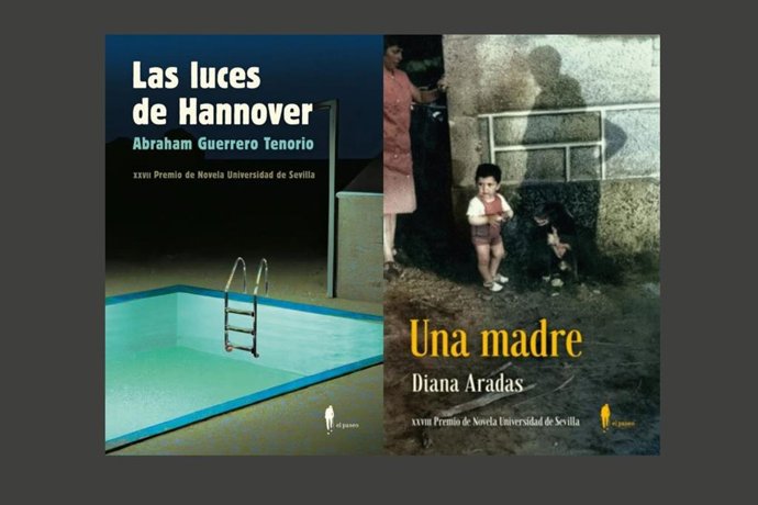 Novelas premiadas por la Universidad de Sevilla en la Feria del Libro de 2023.