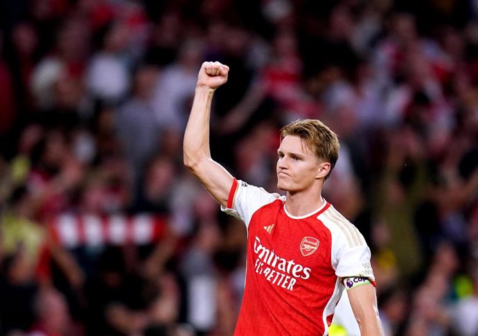 Martin Odegaard con el Arsenal