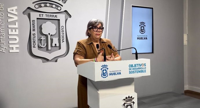 La concejal de la Izquierda de Huelva (Izquierda Unida-Podemos-Iniciativa del Pueblo Andaluz) en el Ayuntamiento de la capital, Mónica Rossi.
