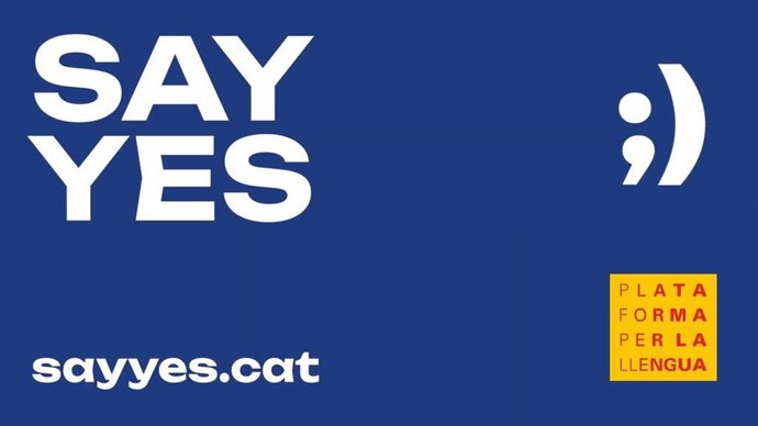 Cartell de la campanya 'Say yes'
