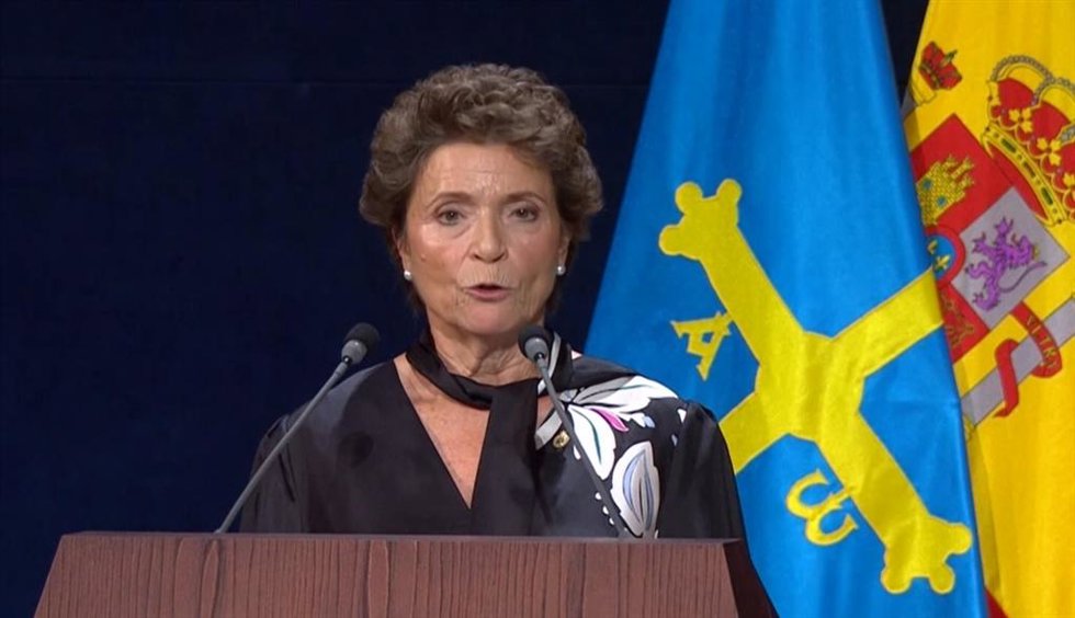 La presidenta de la Fundación Princesa de Asturias, Ana Isabel Fernández Álvarez