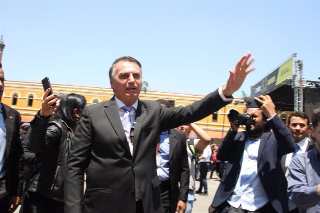 October 16, 2023, Sao Paulo, Sao Paulo, Brasil: Sao Paulo (SP), 10/16/2023 - ROTA/TARCISIO/BOLSONARO- Governor of Sao Paulo Tarcisio de Freitas and authorities including the Former President of Brazil, Jair Bolsonaro participated in the 53rd Anniversary o
