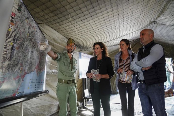 El vicepresidente, José Antonio García, participa en la salida y actividades vinculadas a la Mini Desértica. Parque de las Almadrabillas.