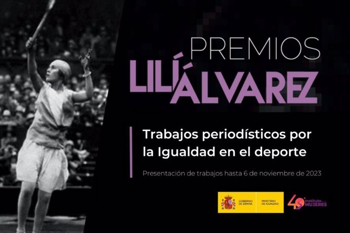 La 7 edición de los Premios Lilí Álvarez abre el plazo de presentación de candidaturas.