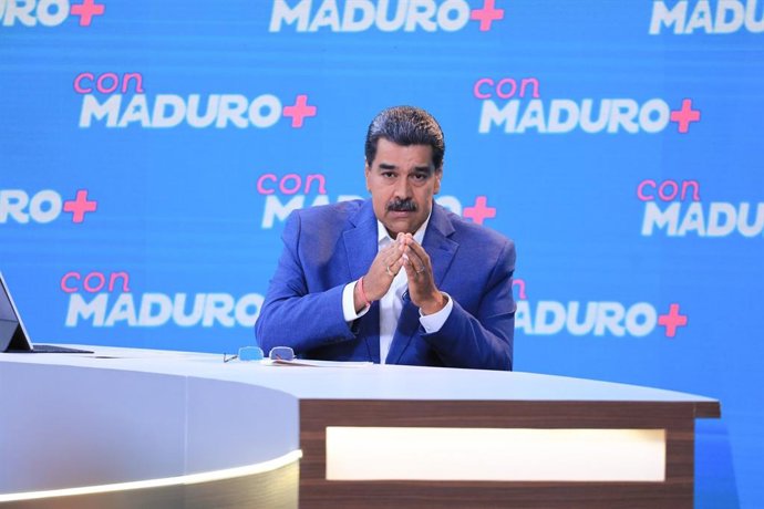 Archivo - El presidente de Venezuela, Nicolás Maduro, durante su programa en la televisión estatal
