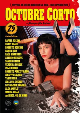 Cartel de la  25 edición de Octubre Corto de Arnedo.