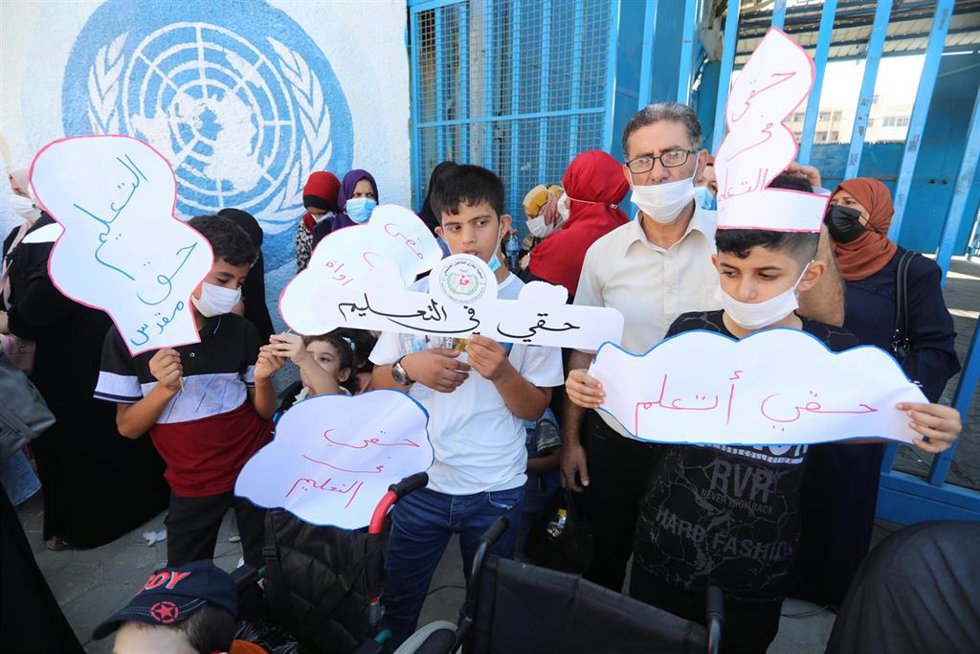 Archivo - Escuela de Naciones Unidas en Gaza 