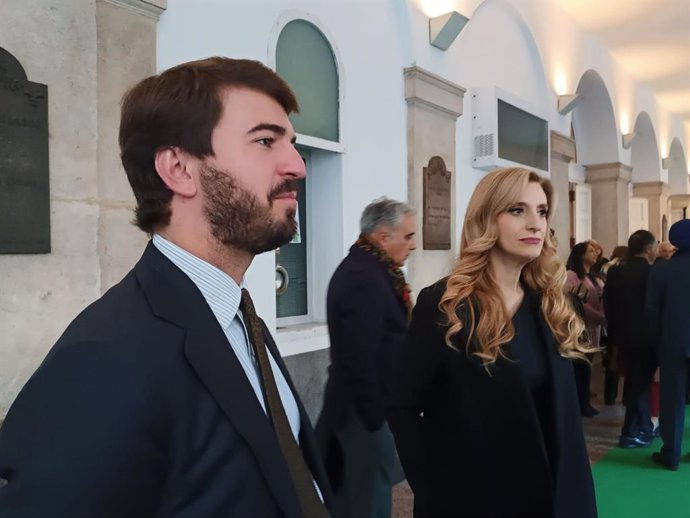 El vicepresidente de la Junta, Juan García-Gallardo, en la alfombra verde de la 68 edición de la Seminci