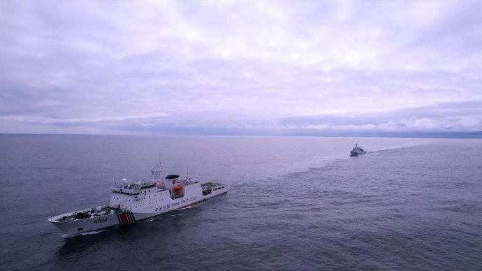 Archivo - Barco de la guarda costera de China