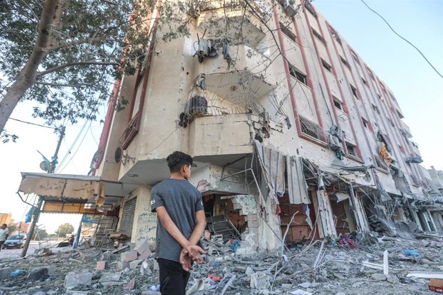 Imagen de archivo de la Guerra de Gaza en 2023 