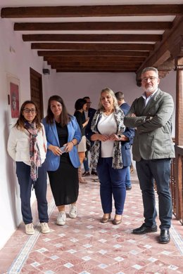 Visita de representantes de la UE al municipio granadino de Las Gabias.