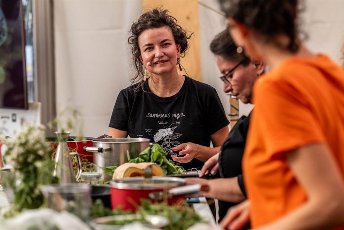 Actividad del Mercat de Mercats en Barcelona