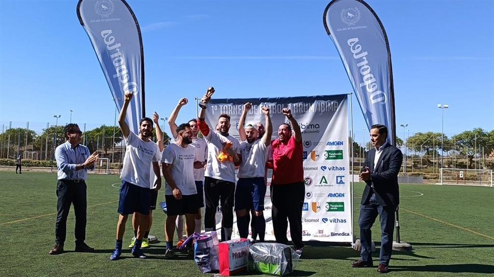 Entrega de trofeos.