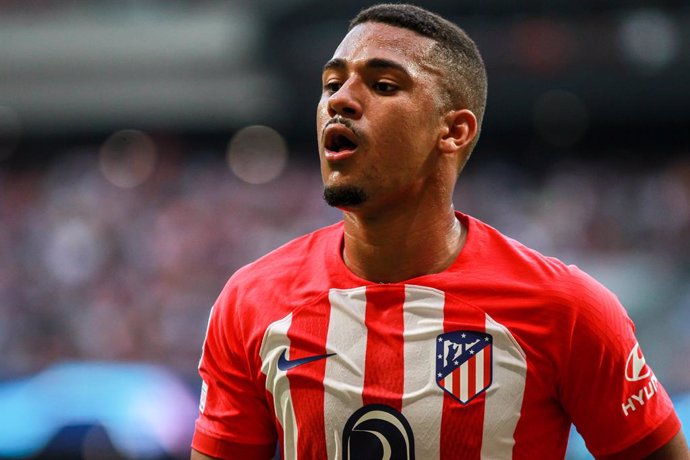 Samuel Lino of Atletico de Madrid looks on during the UEFA Champions League, Group E, football match played between Atletico de Madrid and Feyenoord Rotterdam at Civitas Metropolitano Stadium on October 04, 2023, in Madrid, Spain.