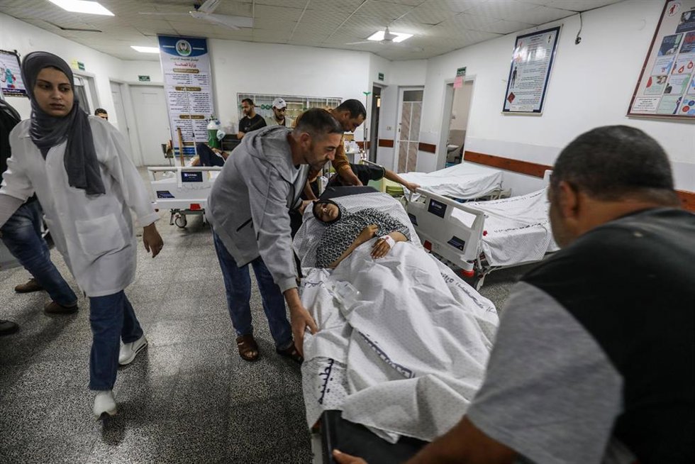 Hospital en Rafá, en la Franja de Gaza