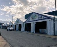 Desalojada la Feria de Jaén a consecuencia de las fuertes rachas de viento